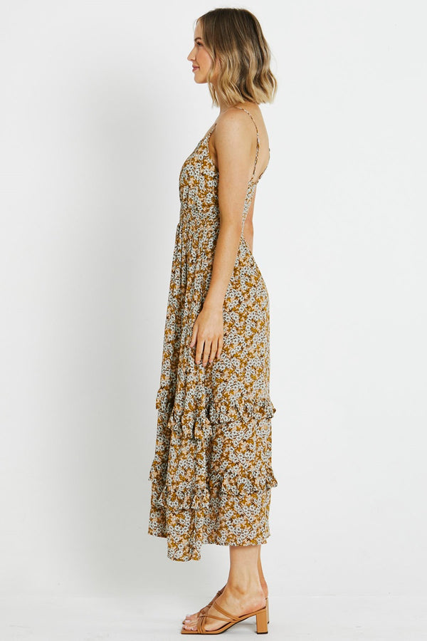 Sass - Laurina Midi Dress - Apple Blossom