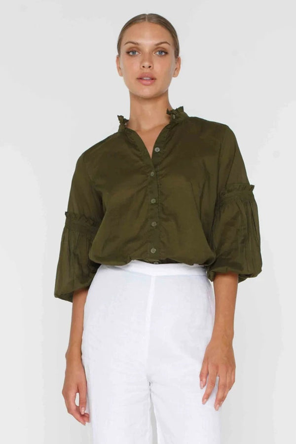 Blak Luxe - Melody Shirt - Army