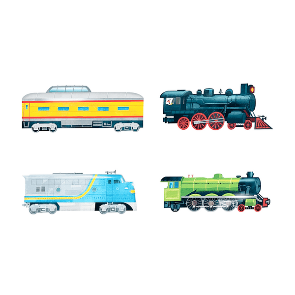 Mudpuppy - All Aboard Magnetic Building Set