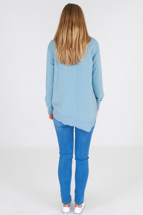 3rd Story - Newhaven Sweater - Duck Egg Blue