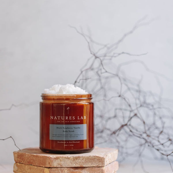 Natures Lab -  Black Raspberry Vanilla Body Scrub