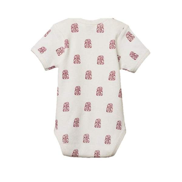 Nature Baby - Short Sleeve Body Suit - Tiki Print