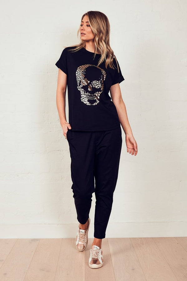 The Others - The Vintage Tee - Black with Foil Skull