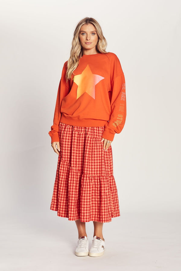 The Others - The Vintage Sweat - Tangelo Ombre Star