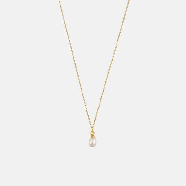 SOPHIE - Pearl Thread Necklace - Gold