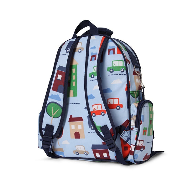 Penny Scallan Large Backpack in Big City Print