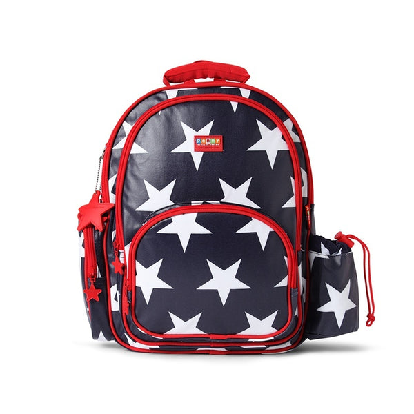 Penny Scallan Large Backpack in Navy Star Print