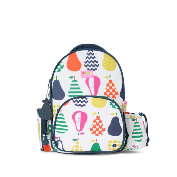 Penny Scallan Large Backpack in Pear Salad Print
