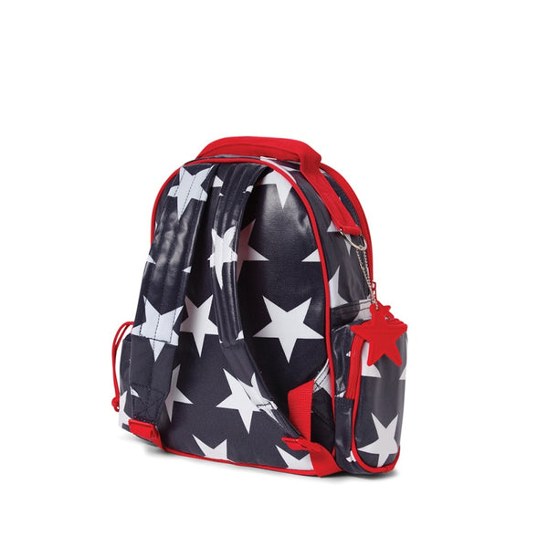 Penny Scallan Medium Backpack in Navy Star Print