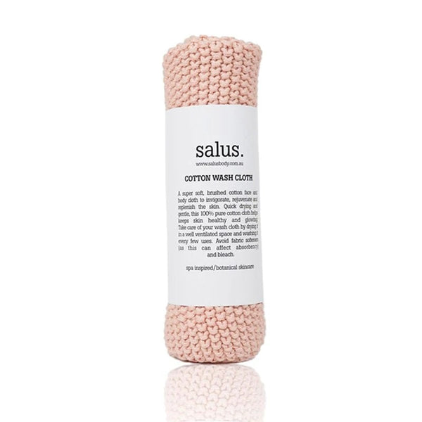 Salus Body - Cotton Wash Cloth - Pink