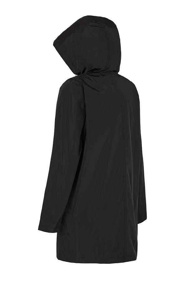 PAQME - Womens 3/4 Raincoat - Black