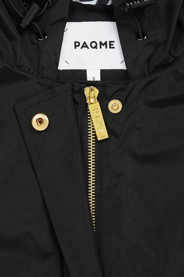 PAQME - Womens 3/4 Raincoat - Black