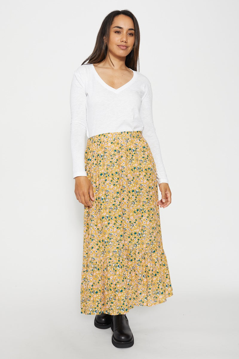 Shop Stella + Gemma - Linda Skirt - Rose Garden | milk + ginger