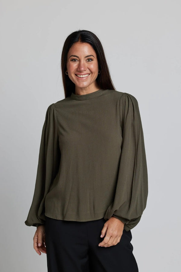 Stella + Gemma - Bowery Blouse - Crocodile