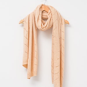Stella + Gemma - Greta Knit Scarf - Egg Shell | milk + ginger