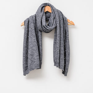 Stella + Gemma - Greta Knit Scarf - Steel | milk + ginger