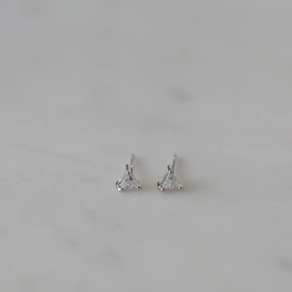 SOPHIE - You Rock Triangle Studs - Silver
