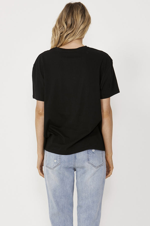 Sass - Surrender Top - Black | milk + ginger