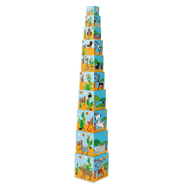 Scratch - Stacking Tower Jumbo, Animals of the World