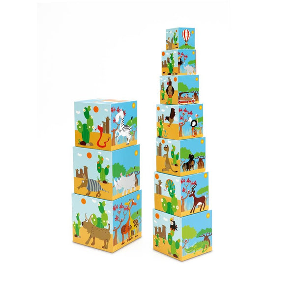 Scratch - Stacking Tower Jumbo, Animals of the World