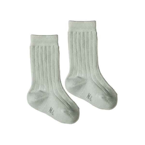 Nature Baby - Organic Cotton Rib Socks - Sea