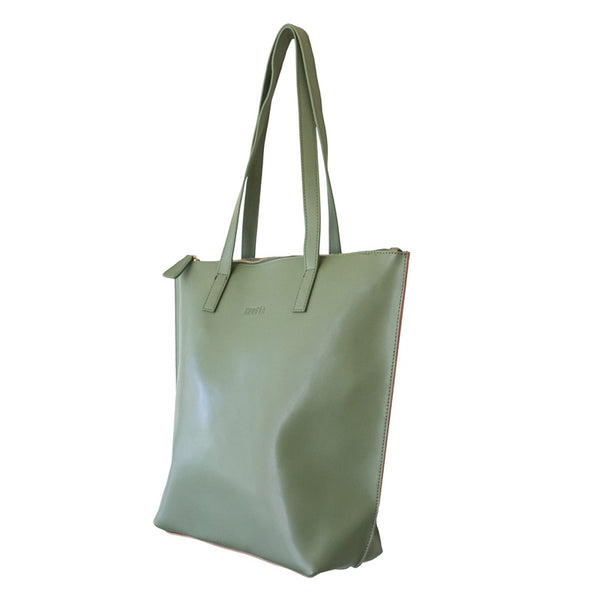 Hoopla - Small Zip Tote - Olive Green