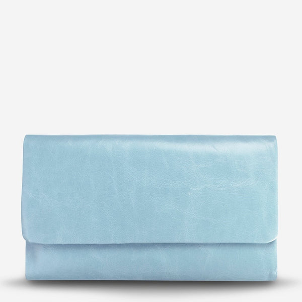 Status Anxiety Audrey Wallet in Sky Blue