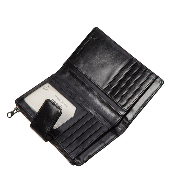 Status Anxiety Outsider Wallet in Black Inside