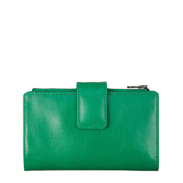 Status Anxiety Outsider Wallet in Emerald Green