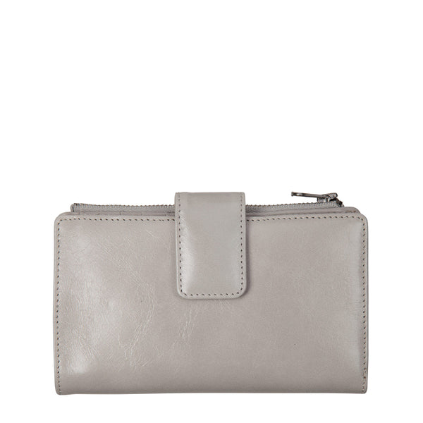 Status Anxiety Outsider Wallet in Light Grey