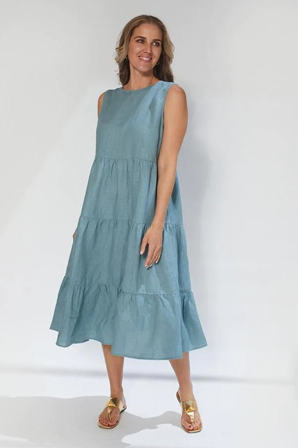 Stella + Gemma - Tivoli Dress - Turkish Blue