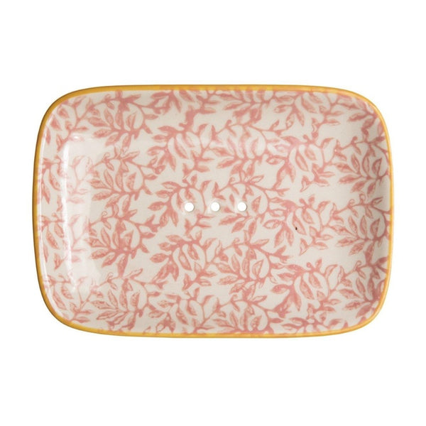 Artisanal - Soap Dish - Pink Floral