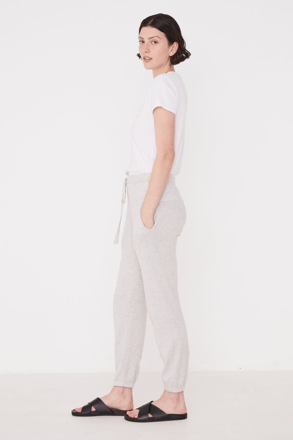 Assembly Label - Cotton Cashmere Lounge Pant - Grey Marle