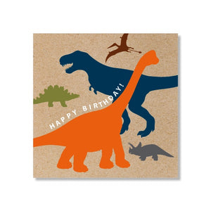 Just Smitten Mini Gift Card - Krafty Dinosaurs | milk + ginger