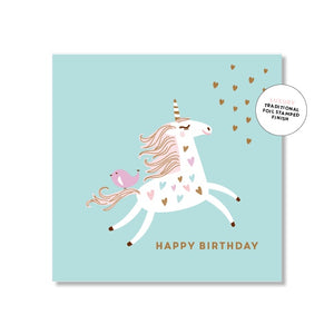 Just Smitten Mini Gift Card - Minty Unicorn | milk + ginger
