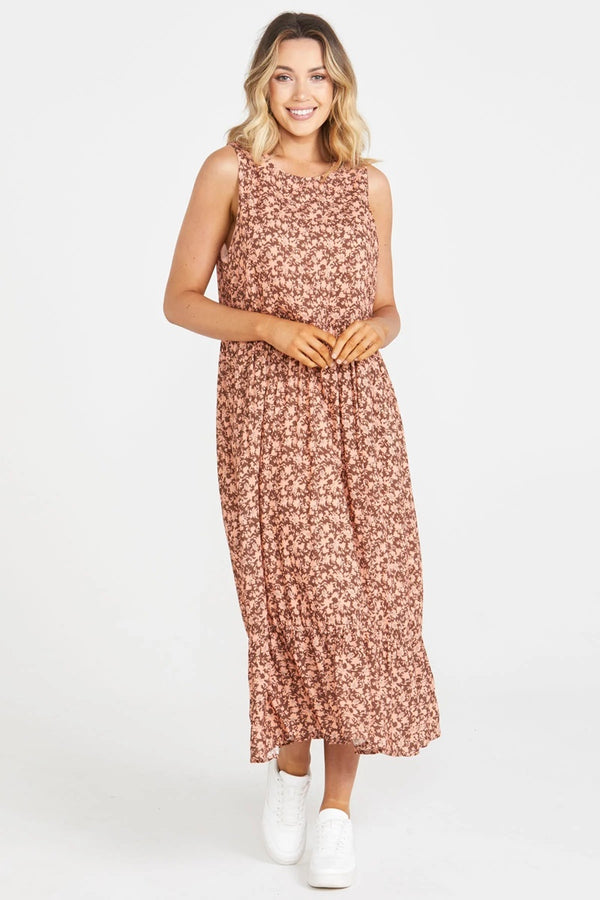 Sass - Juliet Midi Dress - Musk Field