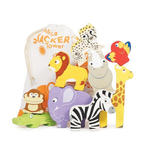 Le Toy Van - Africa Stacker & Bag | milk + ginger