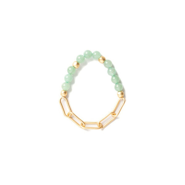 Stilen - Aida - Gold And Green Bracelet