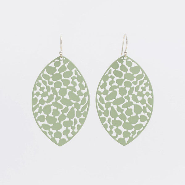 Stilen - Amber Earrings - Sage | milk + ginger