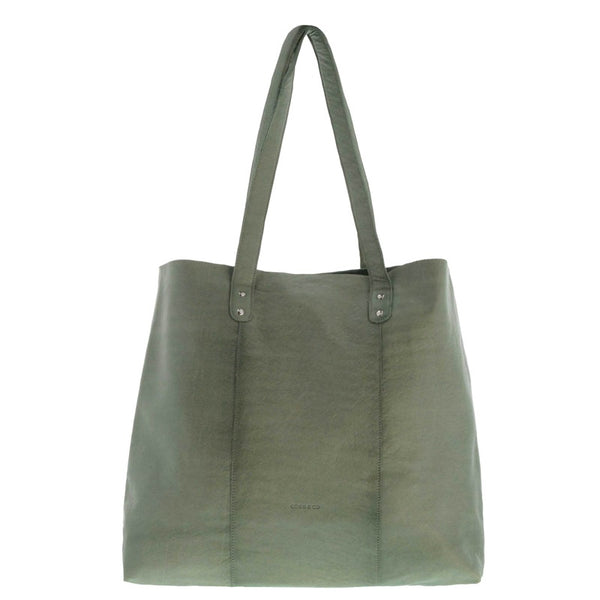 Cobb & Co - Belford Leather Tote - Olive