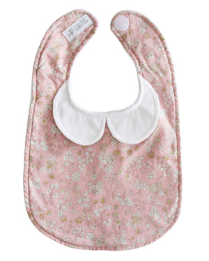 Alimrose - Peter Pan Collar Bib Pink Blossom | milk + ginger