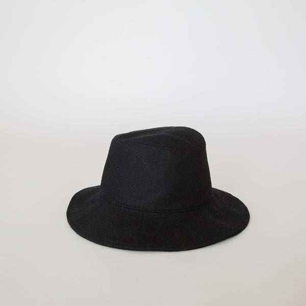 SOPHIE - Wool Bucket Hat - Black