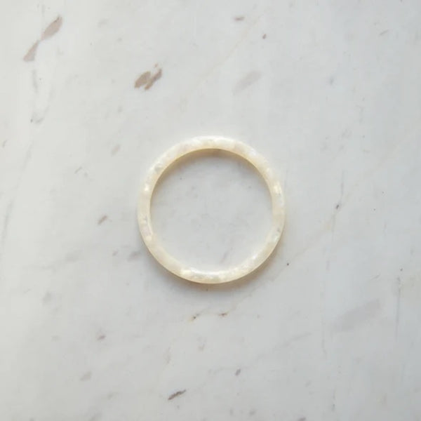 Sophie - Bold Bangle - Pearly