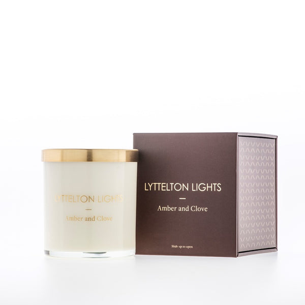 Lyttelton Lights -Medium Candle - Amber & Clove
