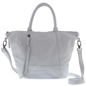 Monique - Violet Leather Shoulder Bag | milk + ginger