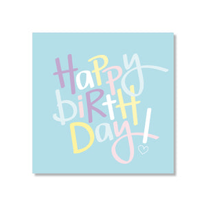 Just Smitten Mini Gift Card - Minty Birthday | milk + ginger