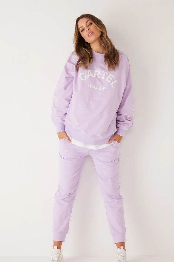 Cartel & Willow - Piper Sweater - Lilac