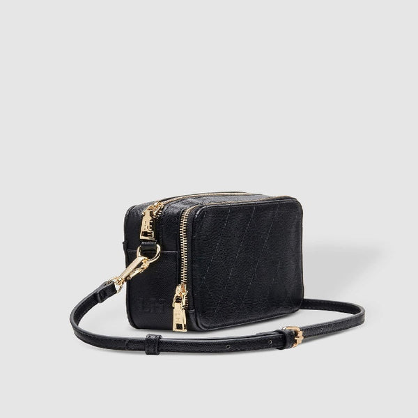 Louenhide - Cassidy Lizard Crossbody Bag - Black