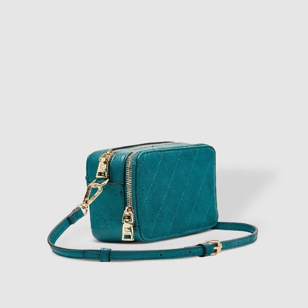 Louenhide - Cassidy Lizard Crossbody Bag - Teal