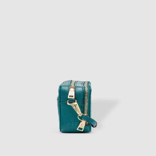 Louenhide - Cassidy Lizard Crossbody Bag - Teal